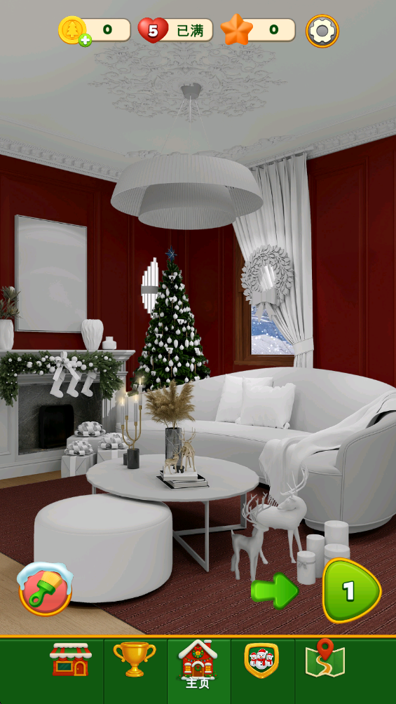 圣诞家居设计游戏