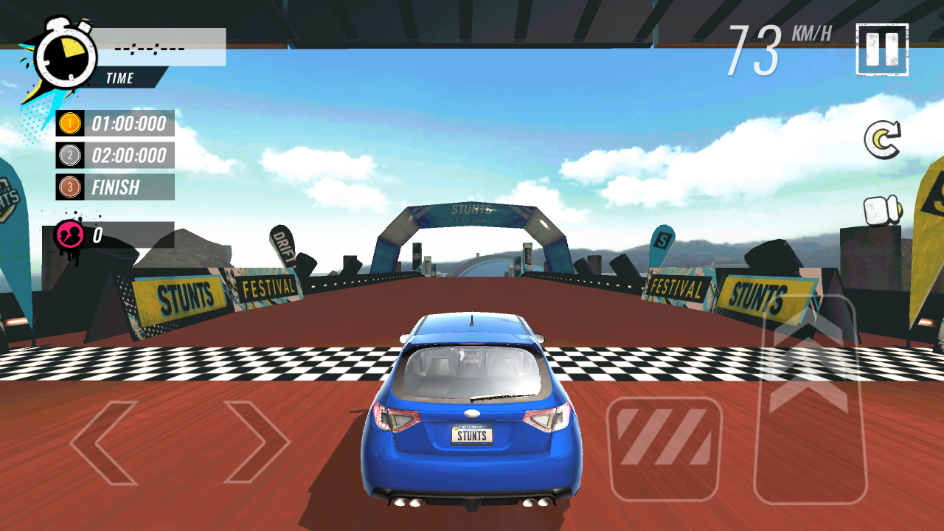 汽车特技比赛超级坡道