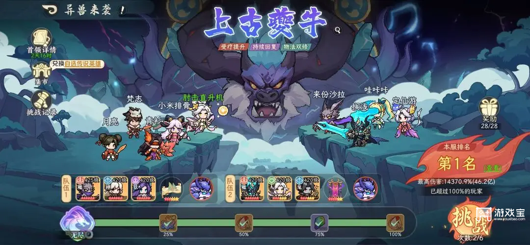 山海幻境上古夔牛阵容推荐攻略