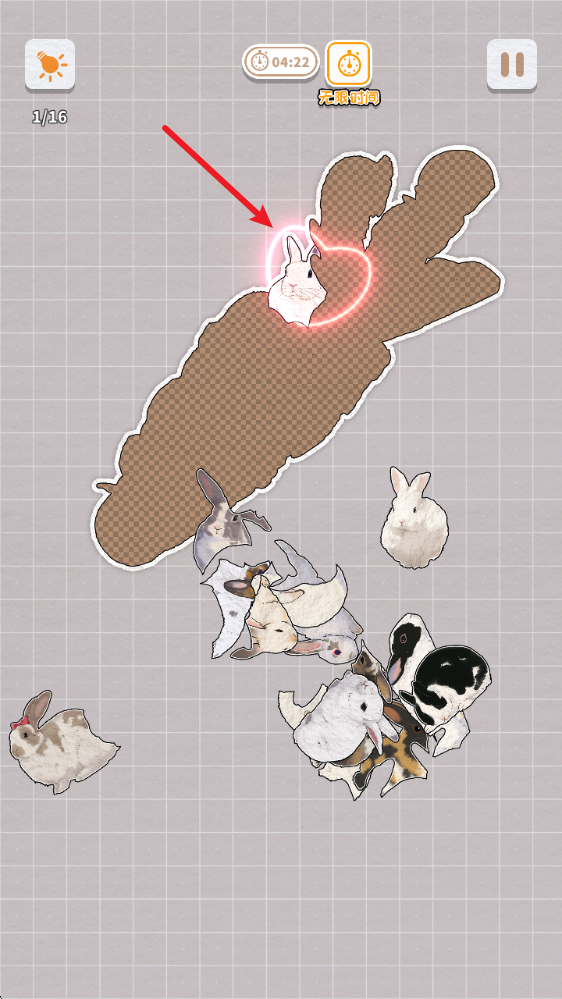 挤在一起的兔兔