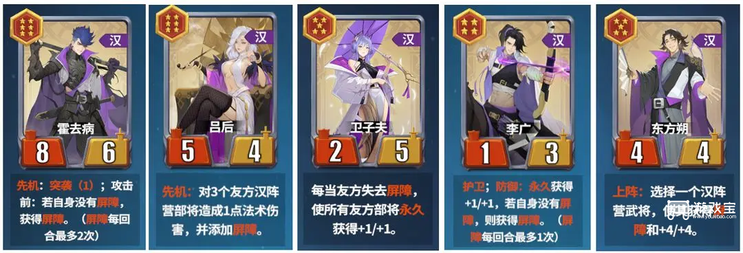 千机阵汉阵营屏障流玩法攻略