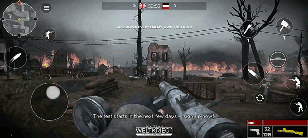 一战火灾风暴国际测试服