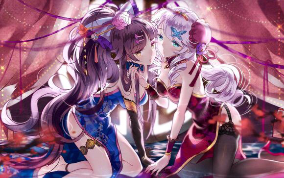 全是妹子的二次元游戏