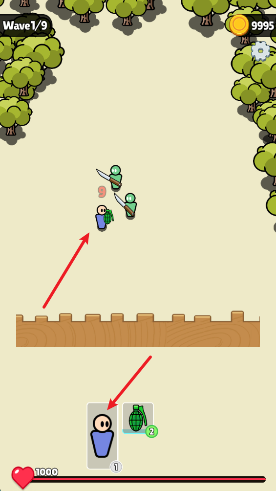 战士背包防御战