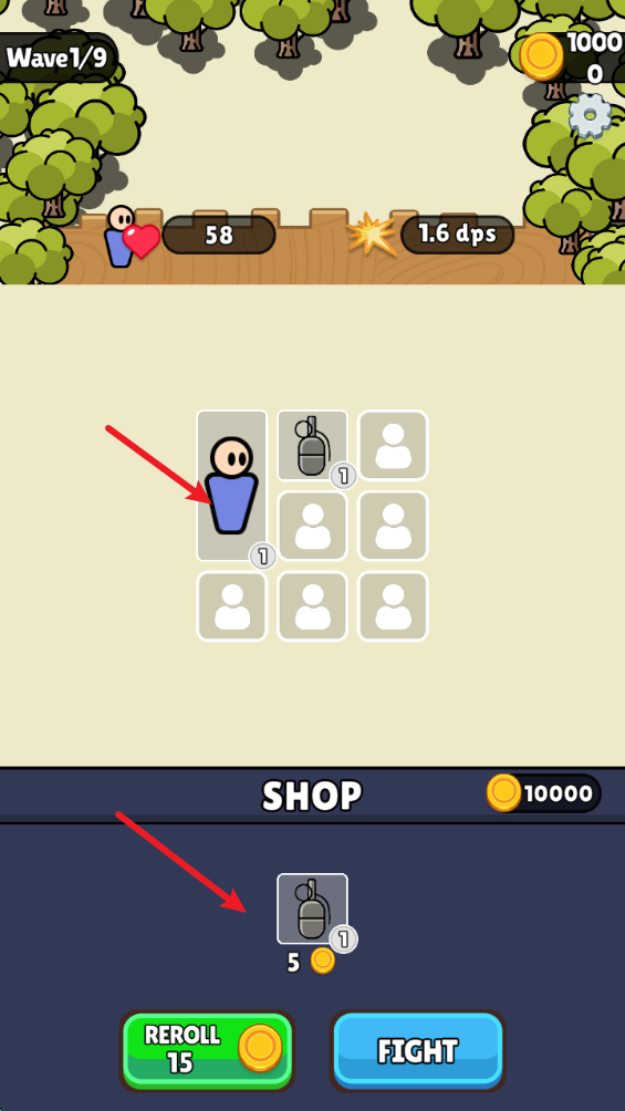 战士背包防御战