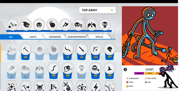 火柴人战争遗产3剑镰合空