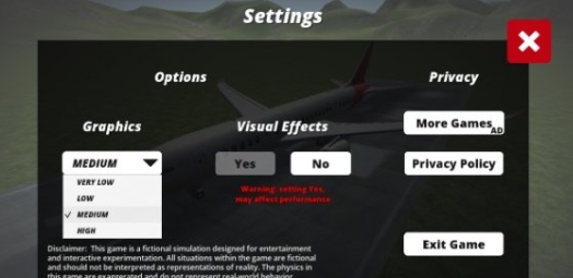 飞机失事模拟器