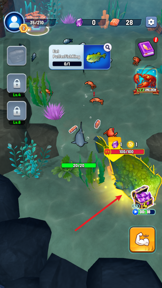 鲨鱼进化吞噬与成长