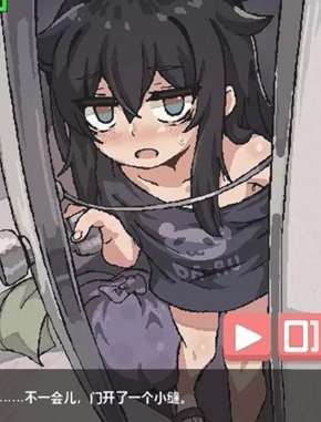 阴暗房间的少女