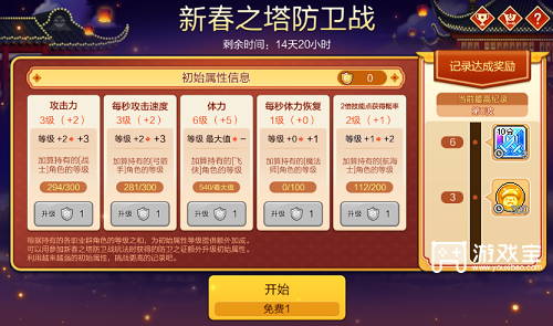 冒险岛手游新春之塔防卫战打法攻略