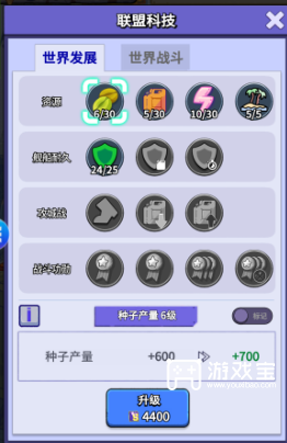 疯狂水世界联盟科技加点推荐攻略