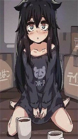 在阴暗的房间中和独孤的女孩子的物语截图1