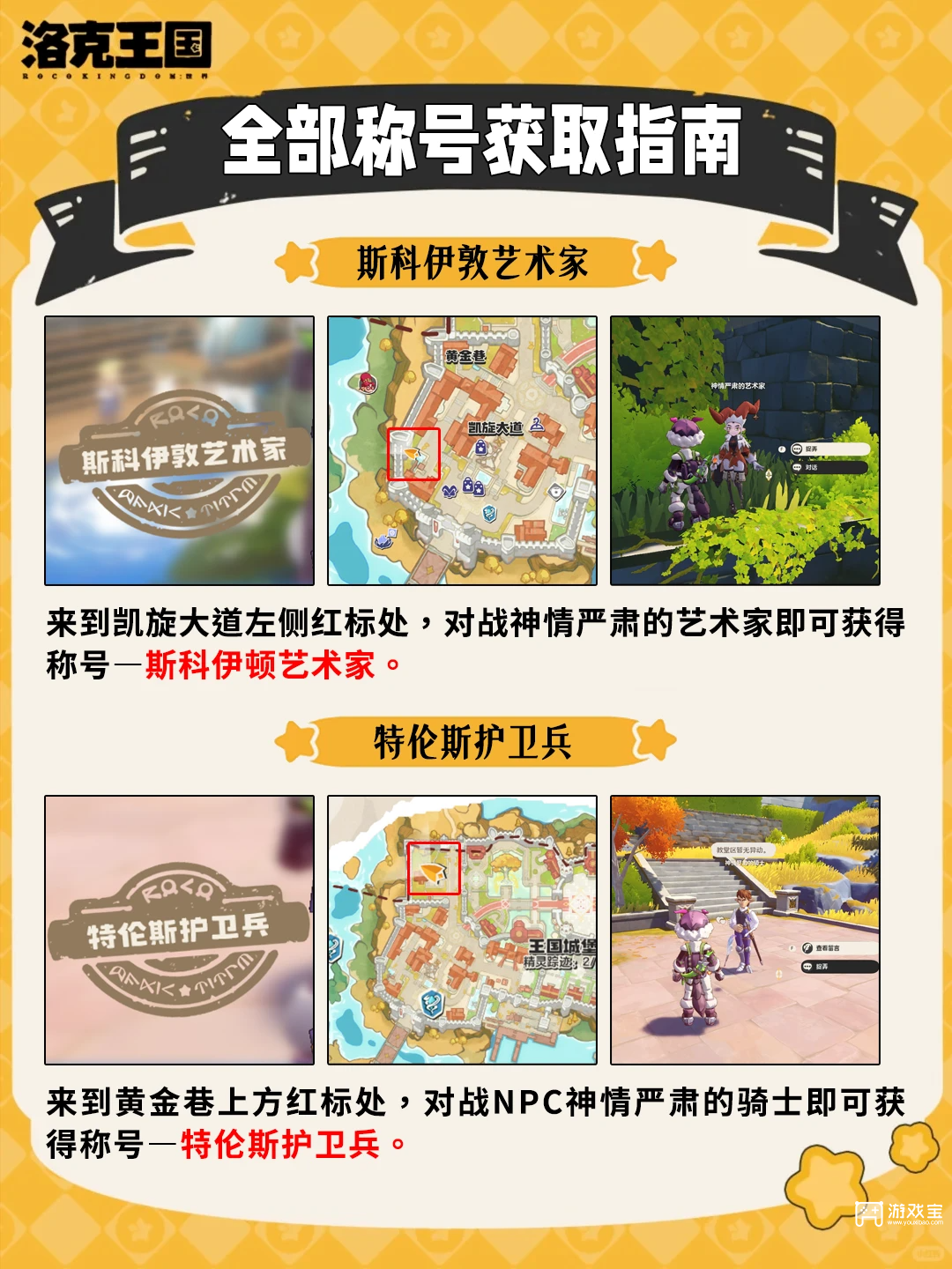 洛克王国世界全部称号获取方法