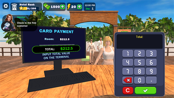 海滩酒店模拟器3D