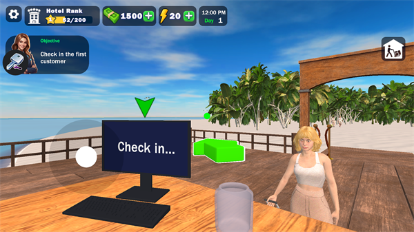 海滩酒店模拟器3D