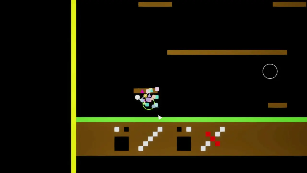 不好玩的钻圈小游戏