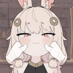 兔耳道具店店员与触摸打工冒险者