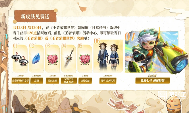 王者荣耀世界怎么领鲁班皮肤的