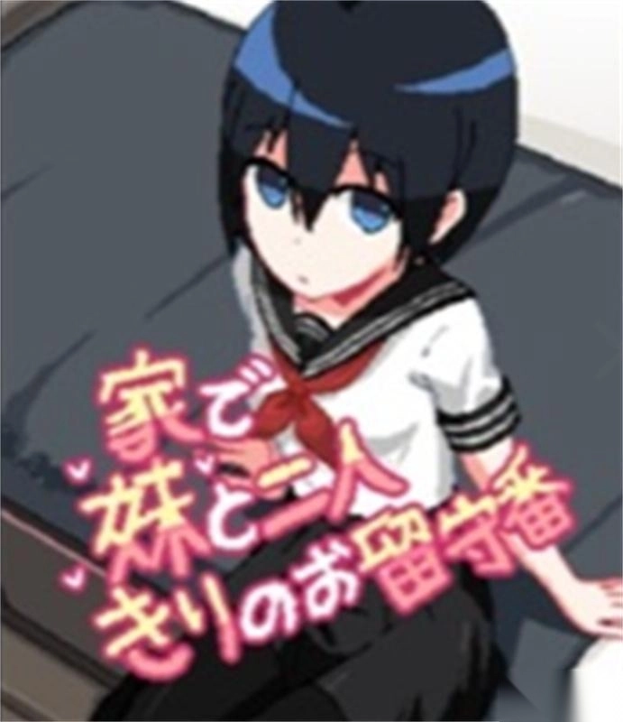 和妹妹两个人看家