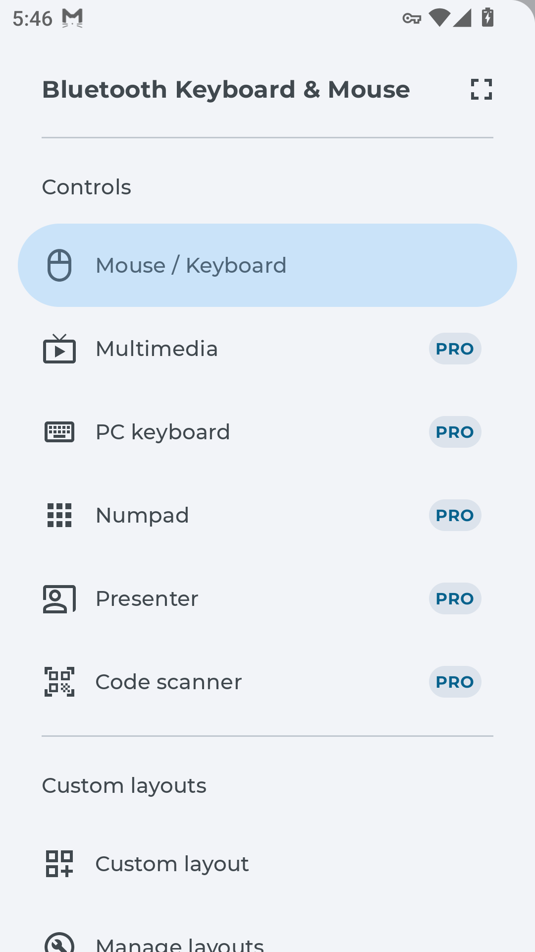 Bluetooth Keyboard&Mouse截图2