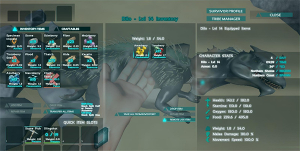 方舟生存进化内置菜单mod版